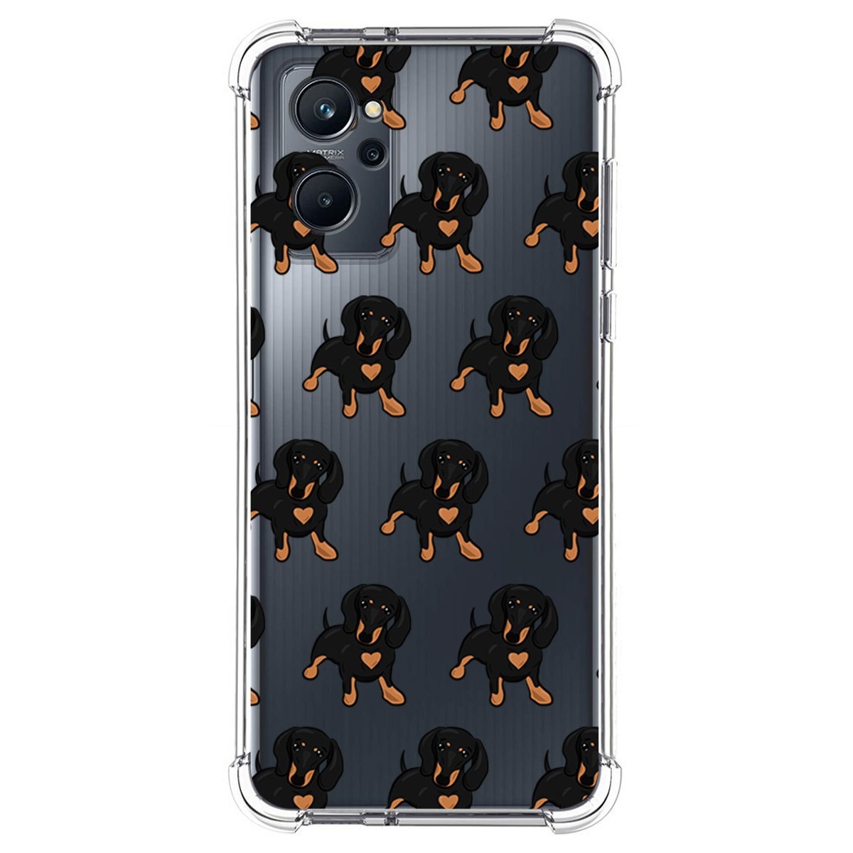 Funda Silicona Antigolpes para Realme 9i diseño Perros 10 Dibujos