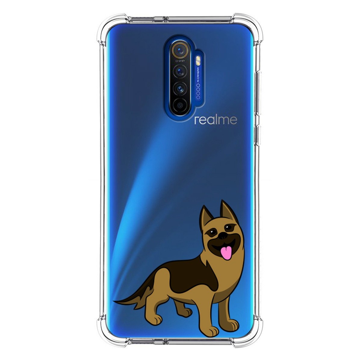 Funda Silicona Antigolpes para Realme X2 Pro diseño Perros 03 Dibujos