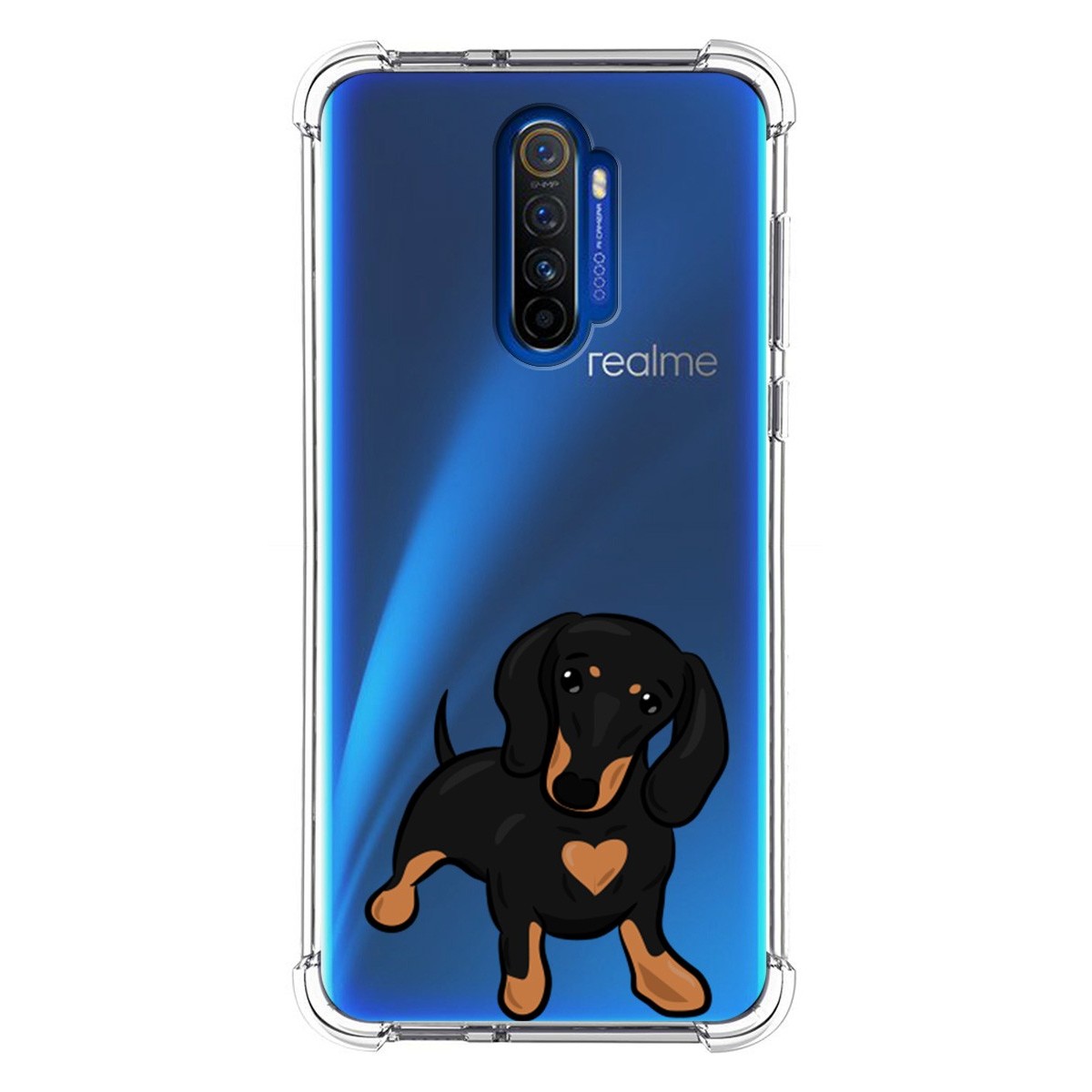 Funda Silicona Antigolpes para Realme X2 Pro diseño Perros 04 Dibujos