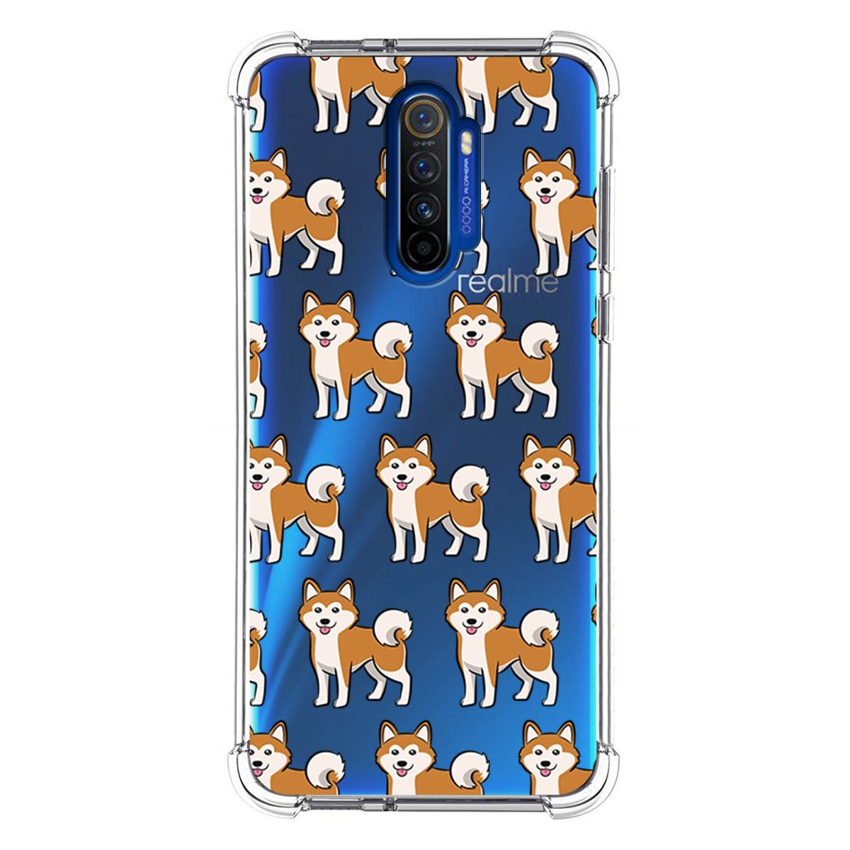 Funda Silicona Antigolpes para Realme X2 Pro diseño Perros 08 Dibujos