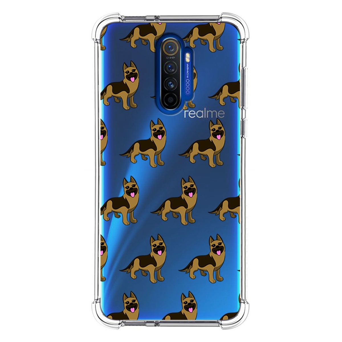 Funda Silicona Antigolpes para Realme X2 Pro diseño Perros 09 Dibujos