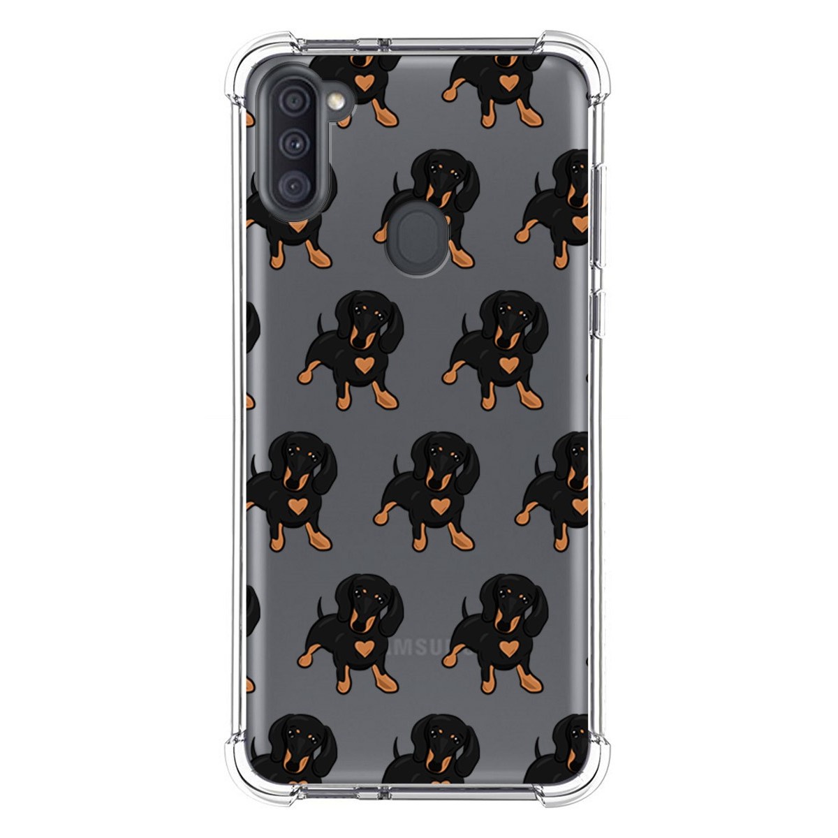 Funda Silicona Antigolpes para Samsung Galaxy A11 / M11 diseño Perros 10 Dibujos