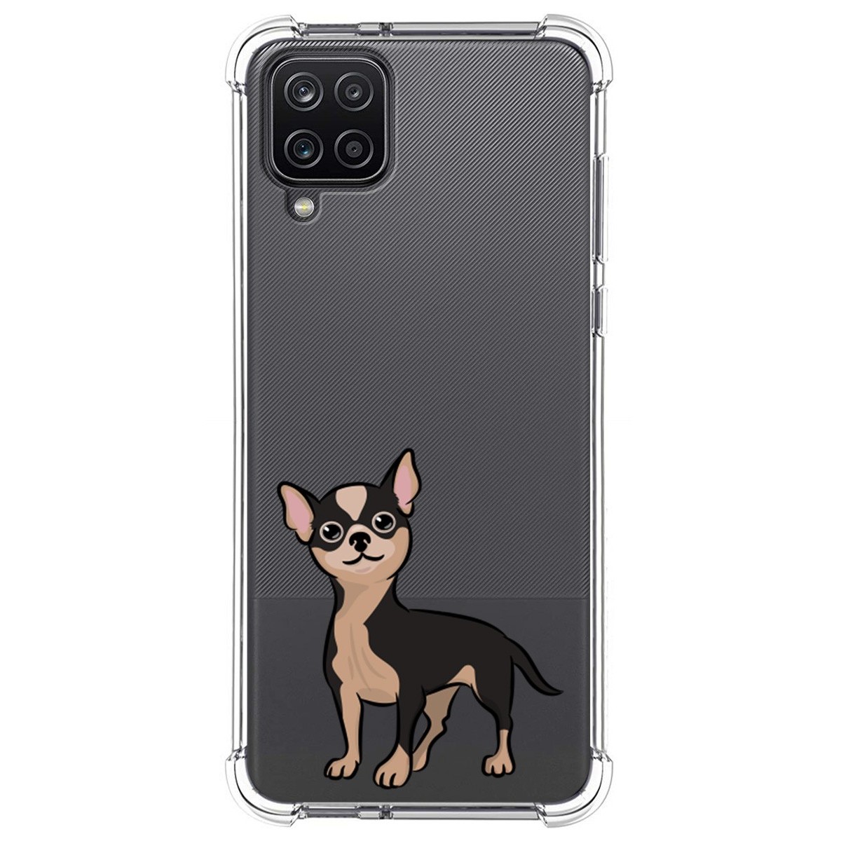 Funda Silicona Antigolpes para Samsung Galaxy A12 diseño Perros 05 Dibujos