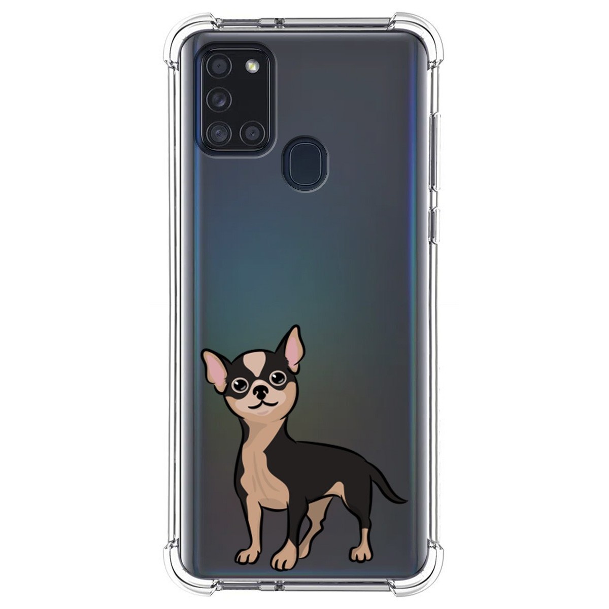 Funda Silicona Antigolpes para Samsung Galaxy A21s diseño Perros 05 Dibujos