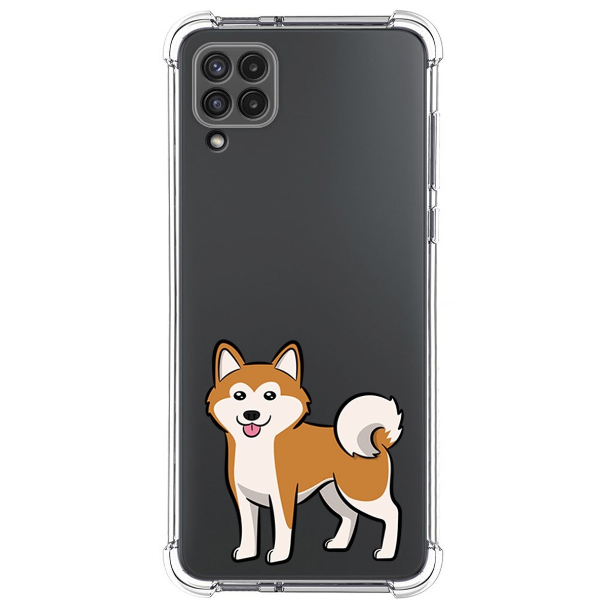 Funda Silicona Antigolpes para Samsung Galaxy A22 4G / M22 diseño Perros 02 Dibujos