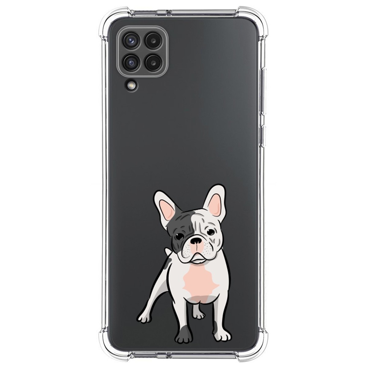 Funda Silicona Antigolpes para Samsung Galaxy A22 4G / M22 diseño Perros 06 Dibujos