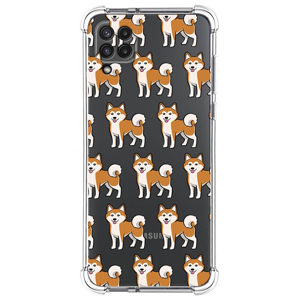 Funda Silicona Antigolpes para Samsung Galaxy A22 4G / M22 diseño Perros 08 Dibujos