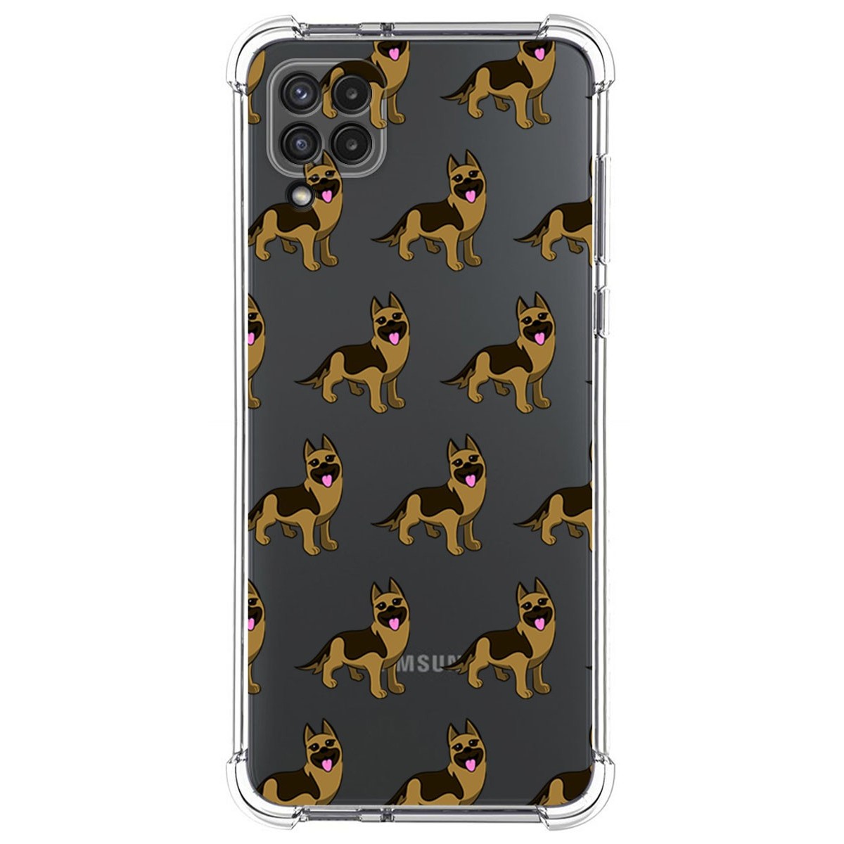 Funda Silicona Antigolpes para Samsung Galaxy A22 4G / M22 diseño Perros 09 Dibujos