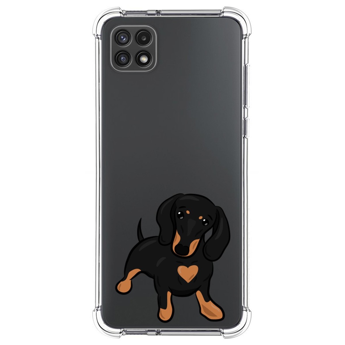 Funda Silicona Antigolpes para Samsung Galaxy A22 5G diseño Perros 04 Dibujos