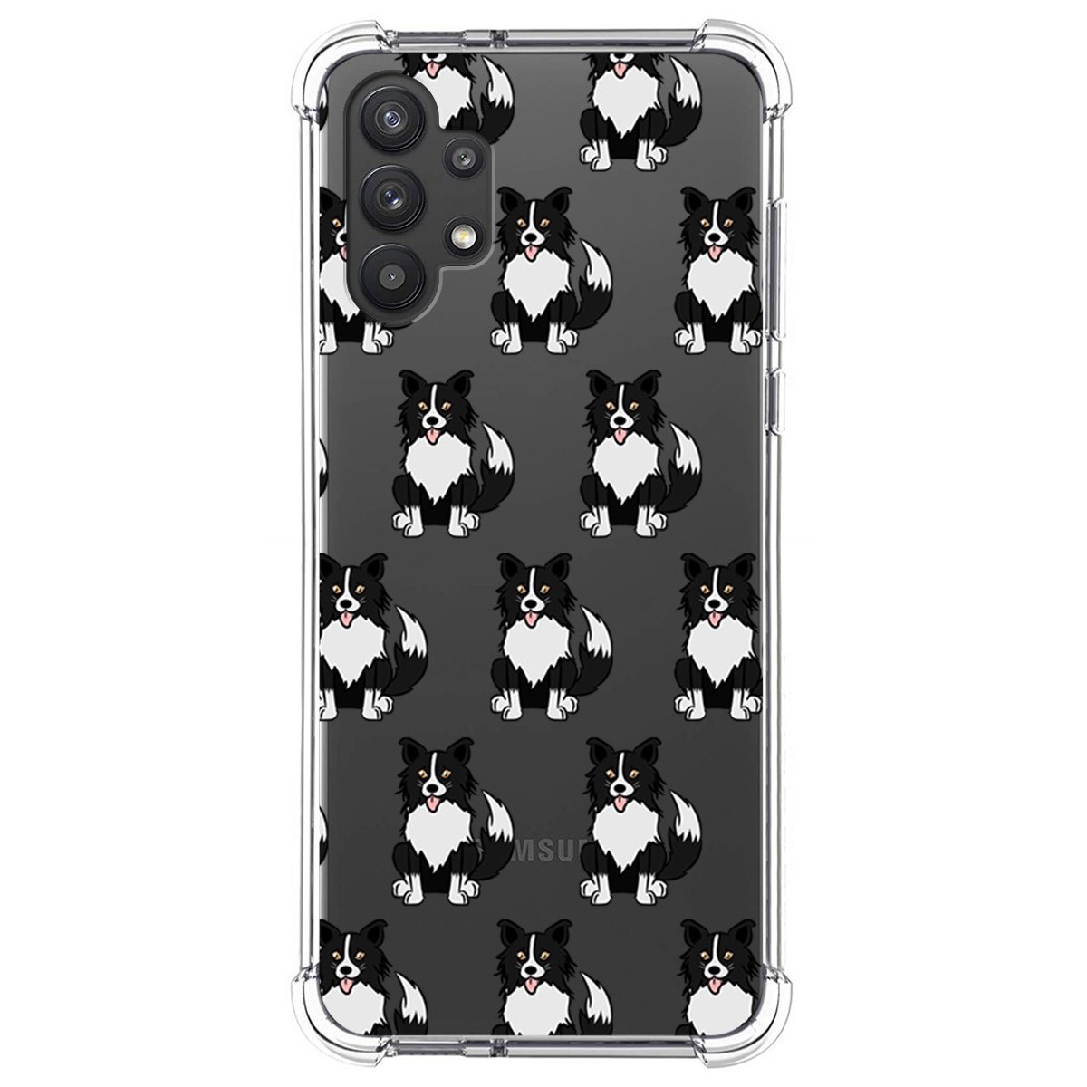 Funda Silicona Antigolpes para Samsung Galaxy A32 5G diseño Perros 07 Dibujos