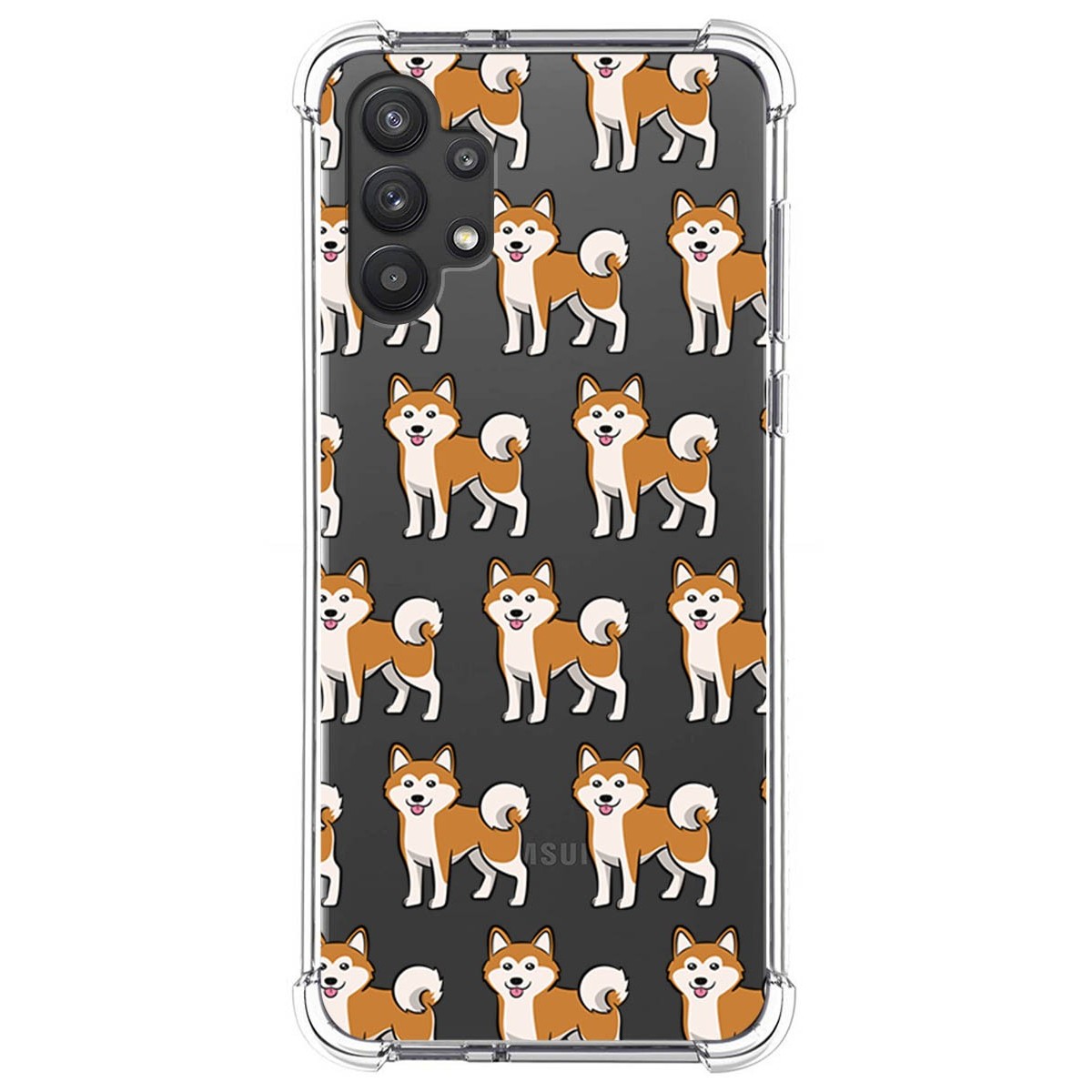 Funda Silicona Antigolpes para Samsung Galaxy A32 5G diseño Perros 08 Dibujos