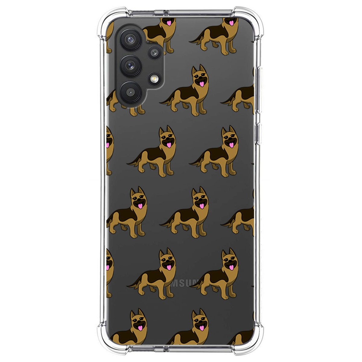 Funda Silicona Antigolpes para Samsung Galaxy A32 5G diseño Perros 09 Dibujos