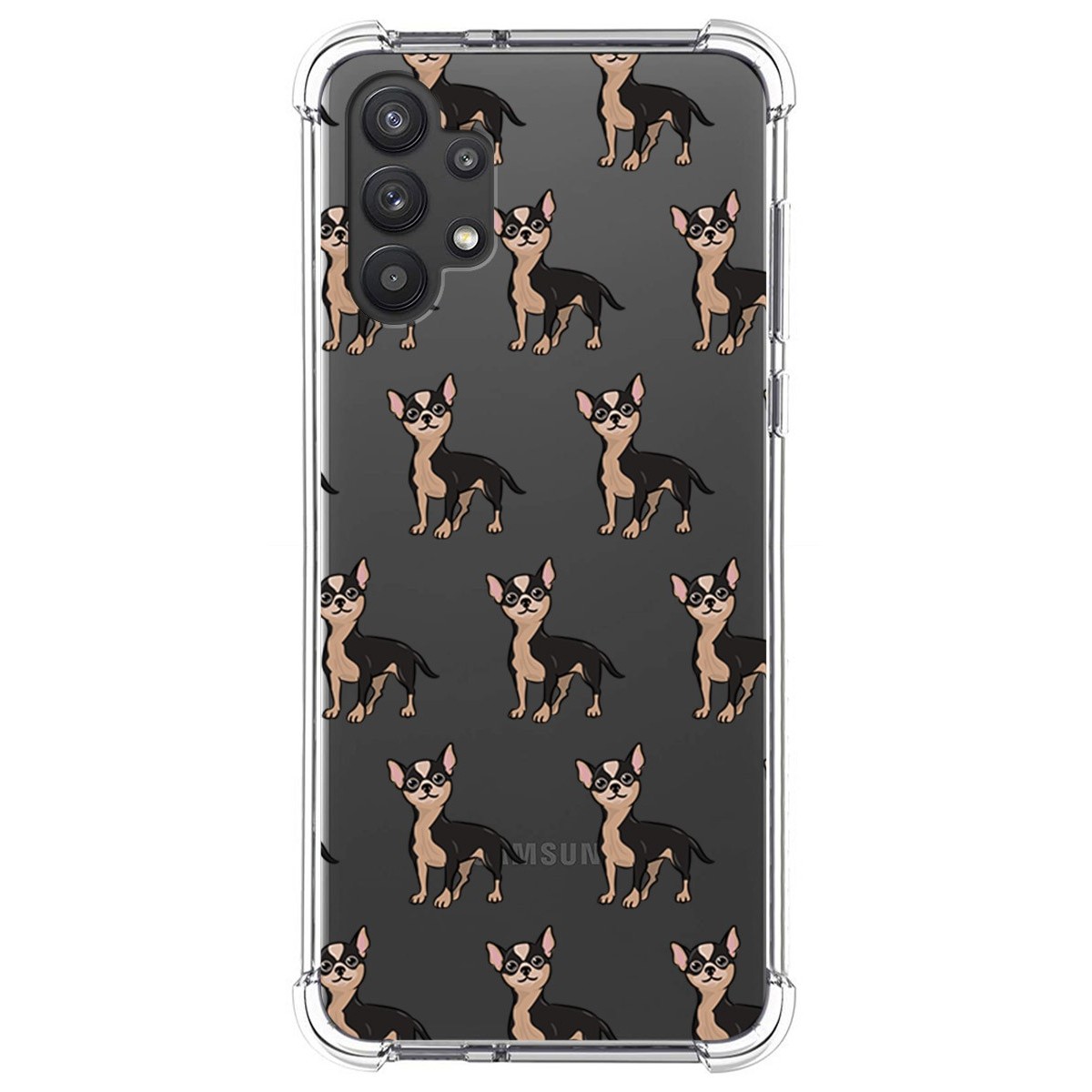 Funda Silicona Antigolpes para Samsung Galaxy A32 5G diseño Perros 11 Dibujos