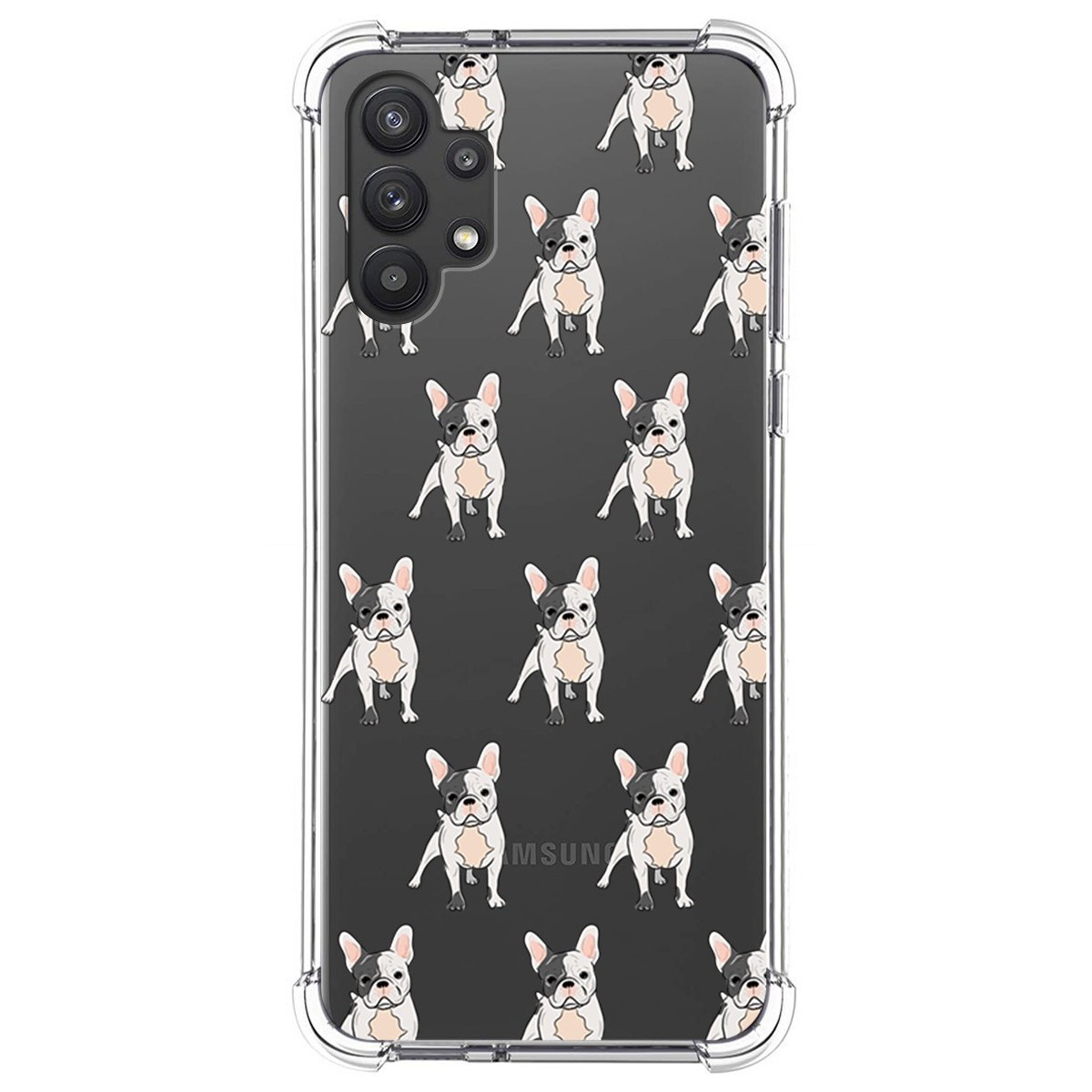 Funda Silicona Antigolpes para Samsung Galaxy A32 5G diseño Perros 12 Dibujos