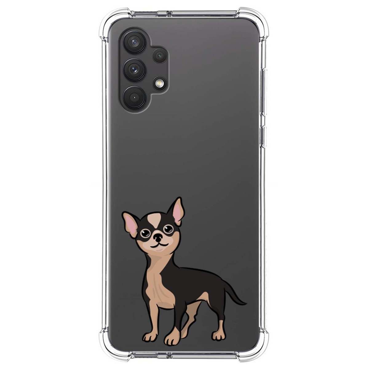 Funda Silicona Antigolpes para Samsung Galaxy A32 4G diseño Perros 05 Dibujos