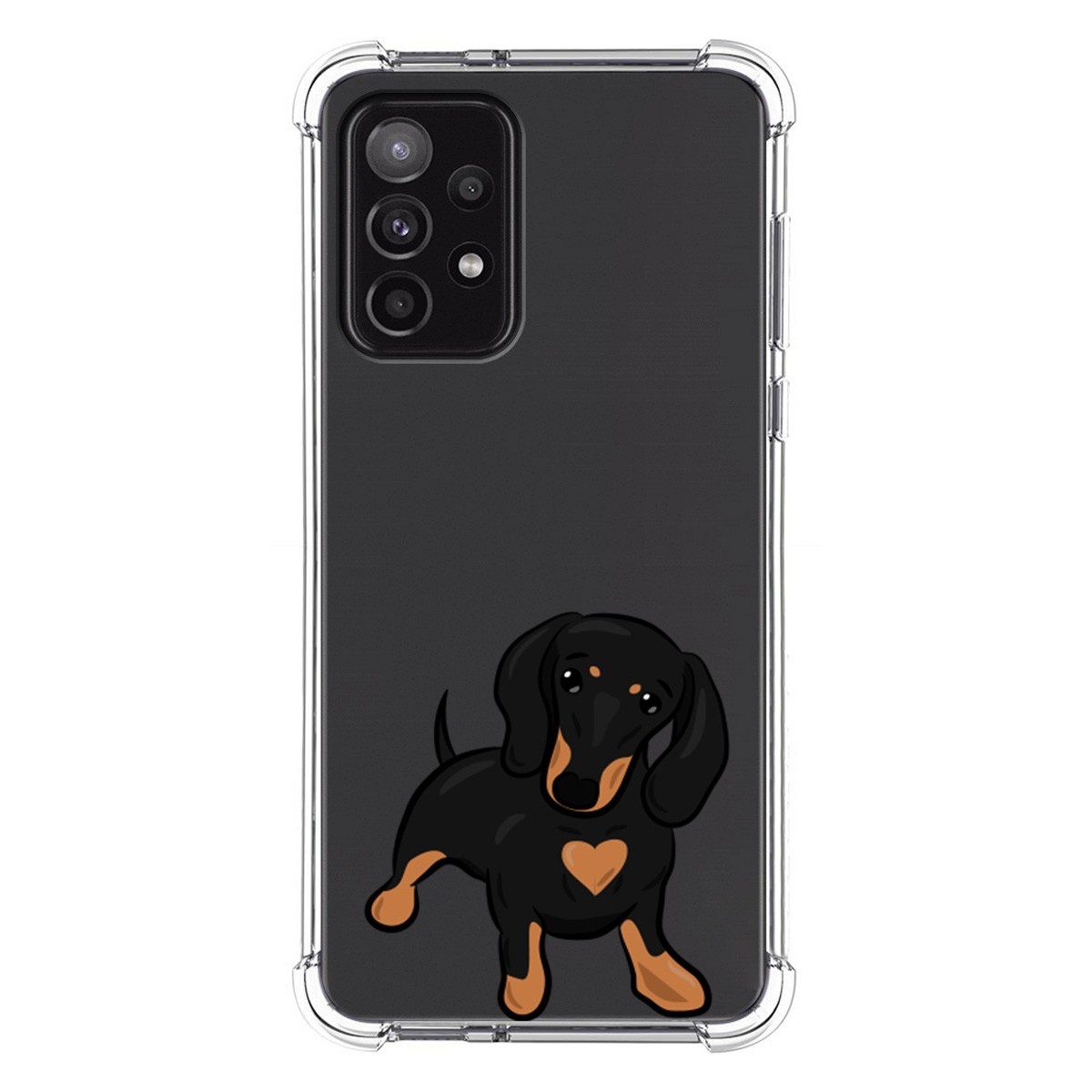 Funda Silicona Antigolpes para Samsung Galaxy A52 / A52 5G / A52s 5G diseño Perros 04 Dibujos