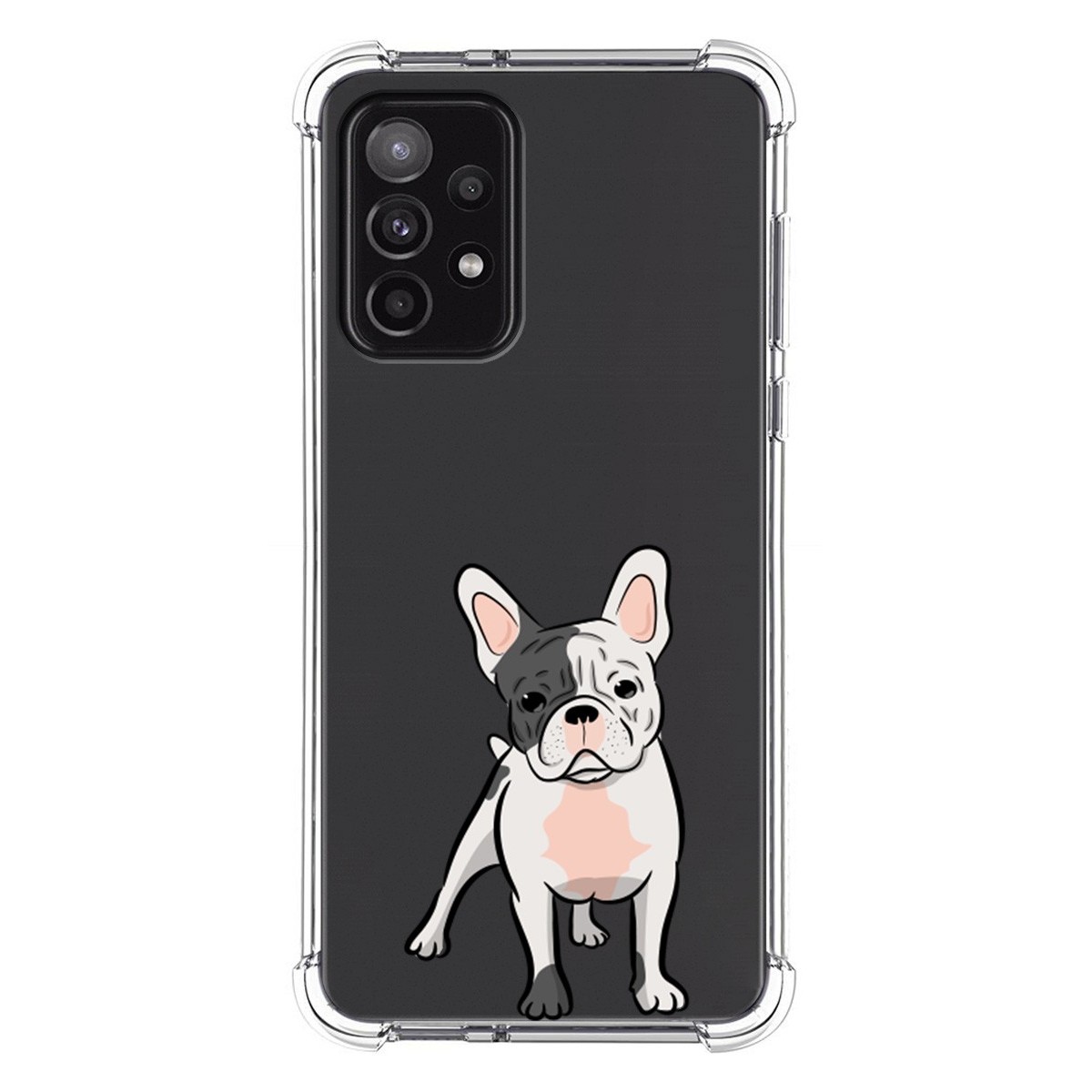 Funda Silicona Antigolpes para Samsung Galaxy A52 / A52 5G / A52s 5G diseño Perros 06 Dibujos