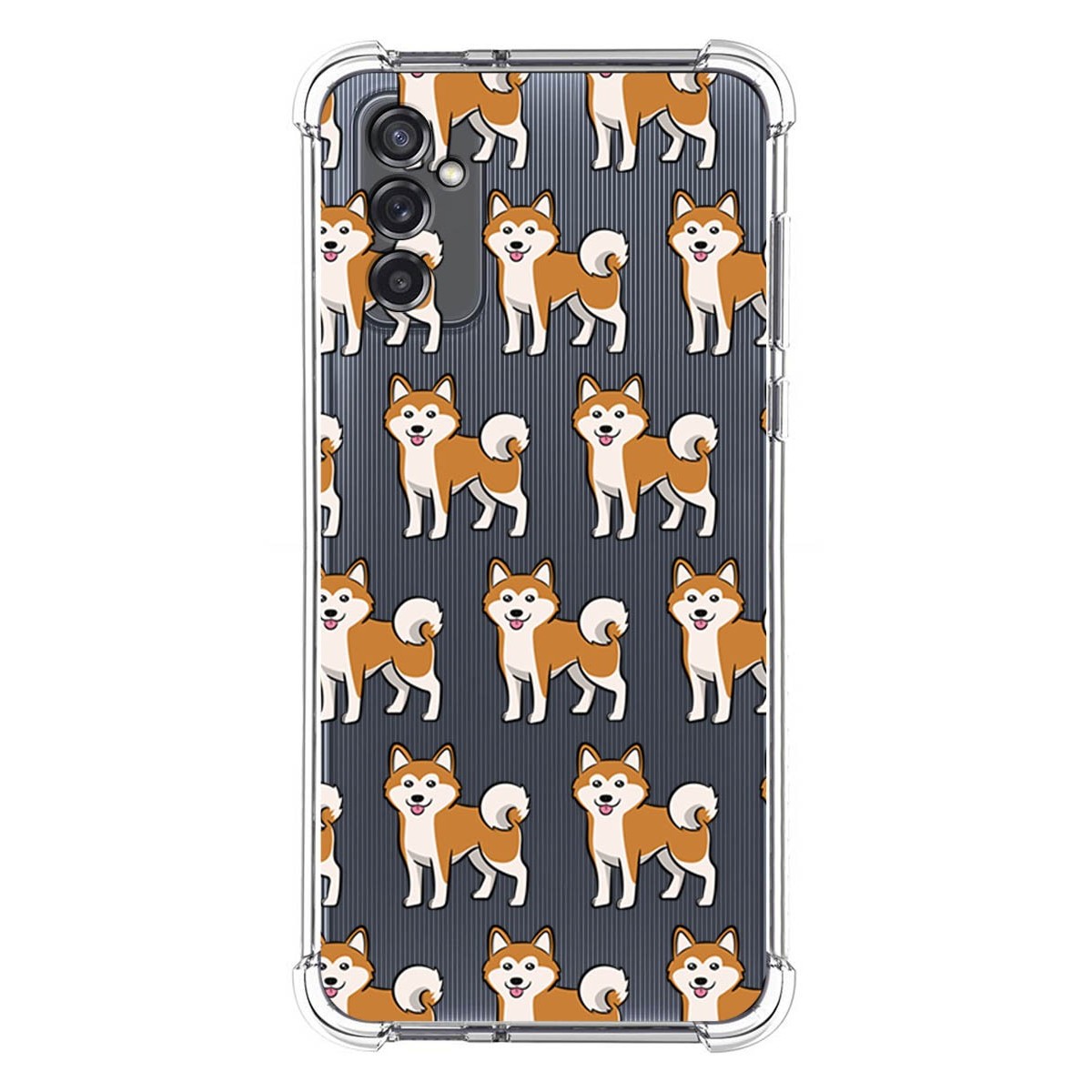 Funda Silicona Antigolpes para Samsung Galaxy M52 5G diseño Perros 08 Dibujos