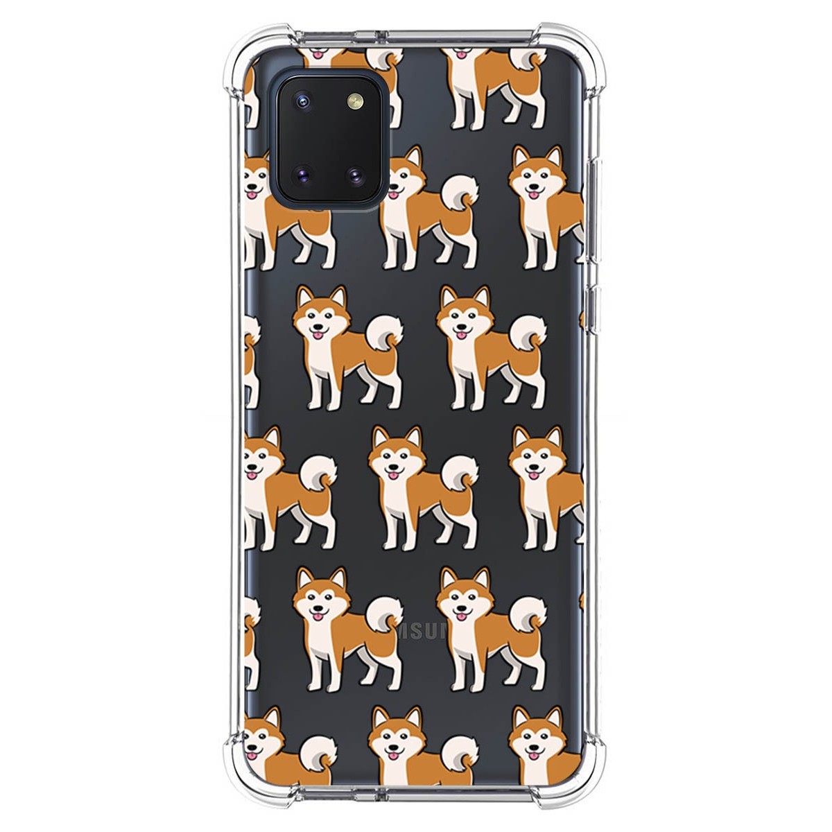 Funda Silicona Antigolpes para Samsung Galaxy Note 10 Lite diseño Perros 08 Dibujos