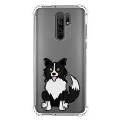 Funda Silicona Antigolpes para Xiaomi Redmi 9 diseño Perros 01 Dibujos