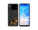 Funda Silicona Transparente para Doogee N40 Pro diseño Perros 03 Dibujos