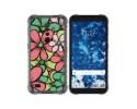 Funda Silicona Transparente para Ulefone Armor X8 diseño Flores 02 Dibujos