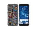 Funda Silicona Transparente para Ulefone Armor X8 diseño Flores 04 Dibujos