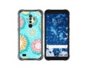 Funda Silicona Transparente para Ulefone Armor X8 diseño Flores 05 Dibujos