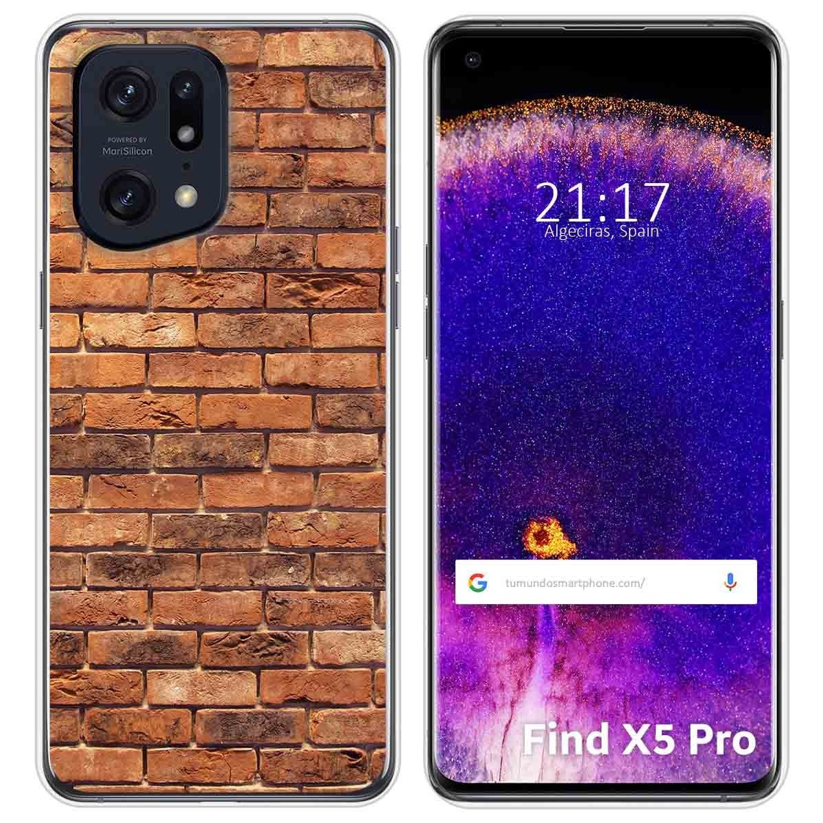 Funda Silicona para Oppo Find X5 Pro 5G diseño Ladrillo 04 Dibujos