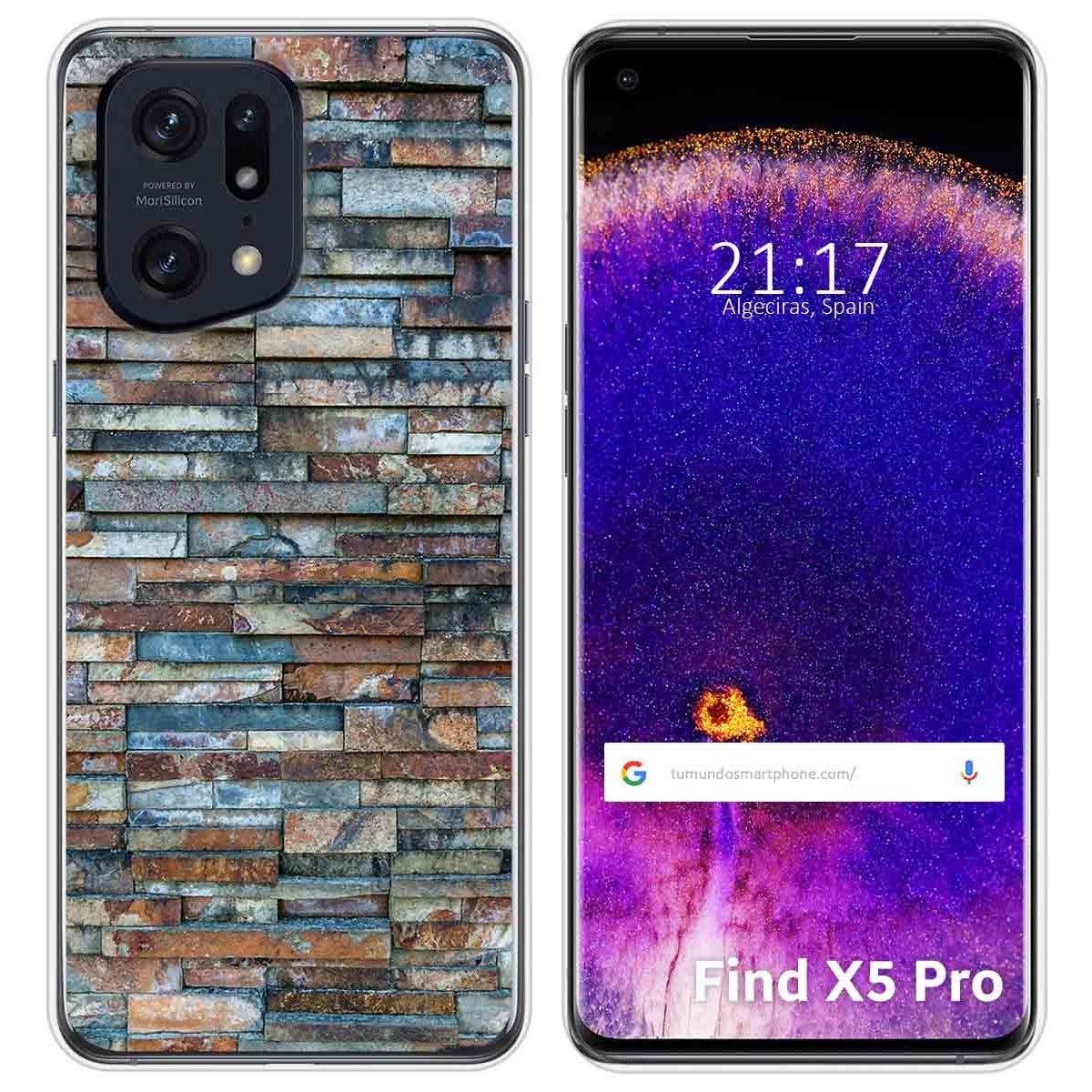 Funda Silicona para Oppo Find X5 Pro 5G diseño Ladrillo 05 Dibujos