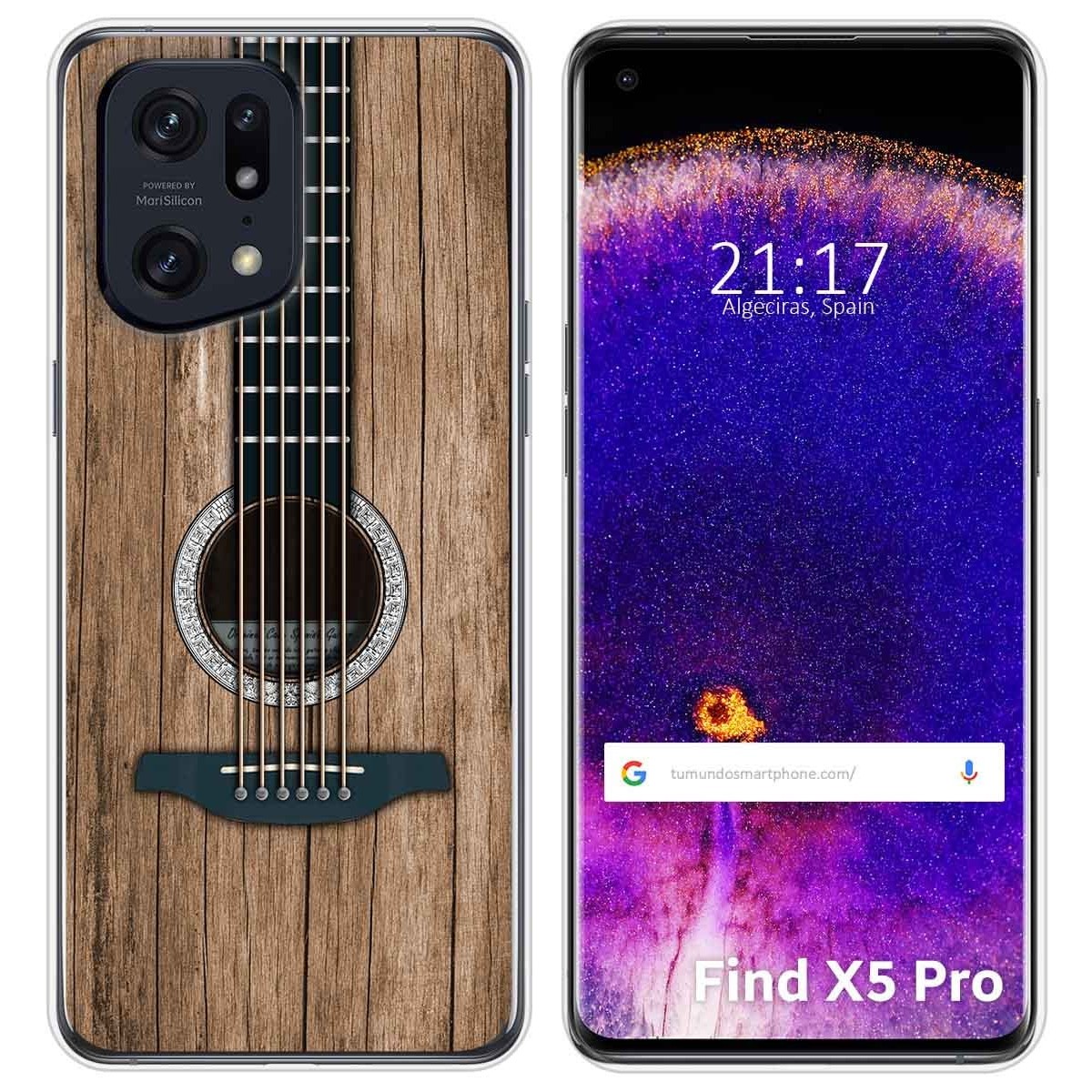 Funda Silicona para Oppo Find X5 Pro 5G diseño Madera 11 Dibujos