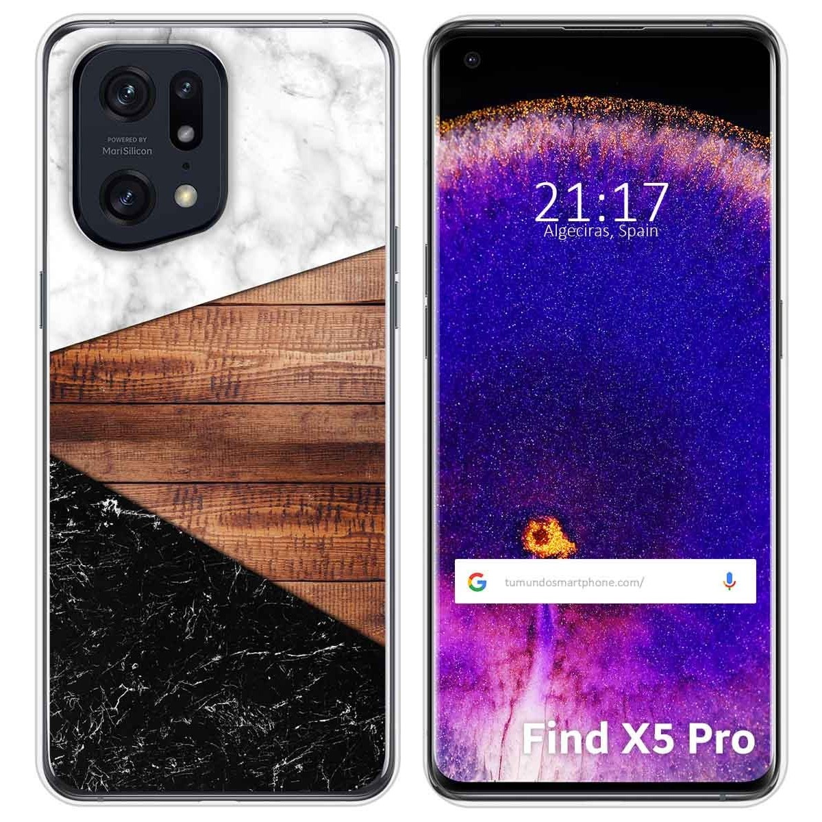 Funda Silicona para Oppo Find X5 Pro 5G diseño Mármol 11 Dibujos