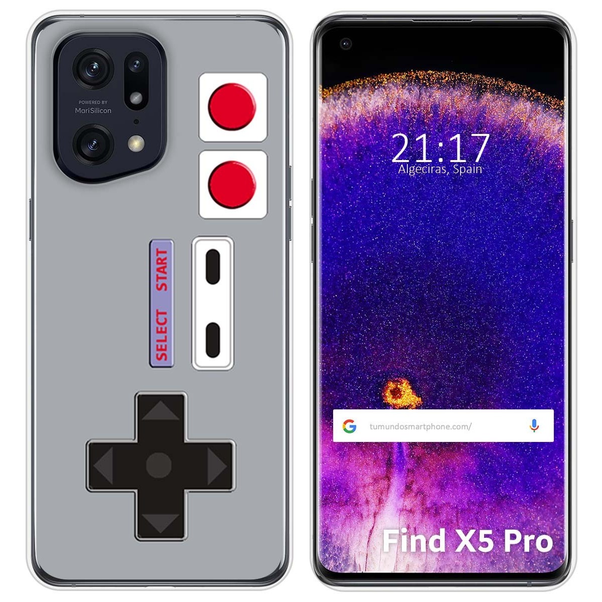 Funda Silicona para Oppo Find X5 Pro 5G diseño Consola Dibujos