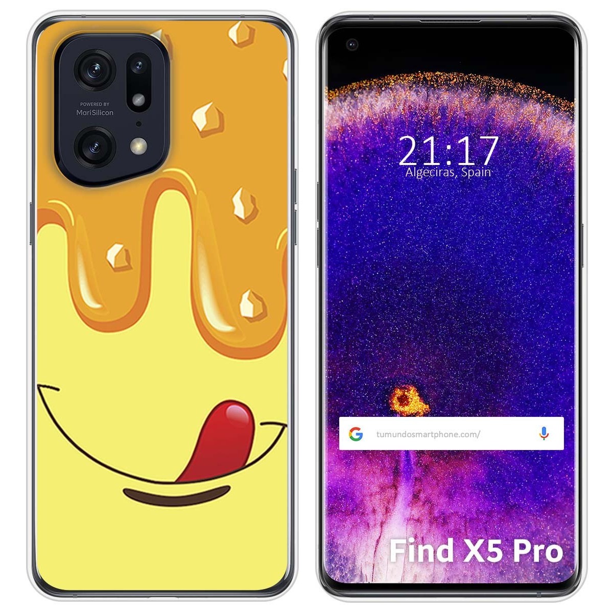 Funda Silicona para Oppo Find X5 Pro 5G diseño Helado Vainilla Dibujos