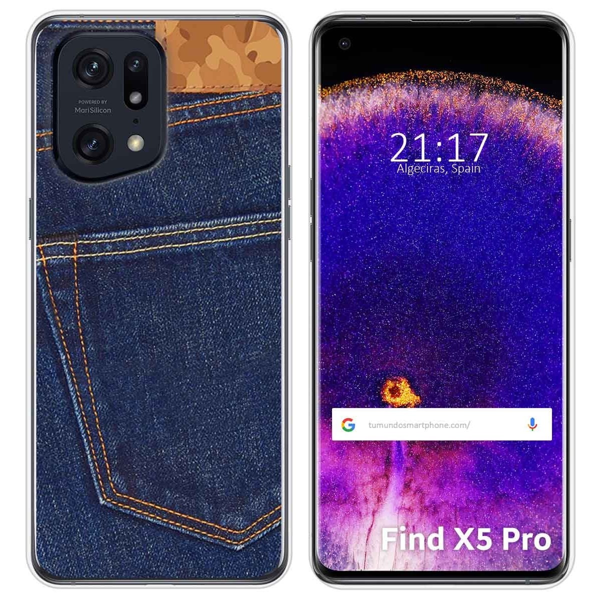 Funda Silicona para Oppo Find X5 Pro 5G diseño Vaquero Dibujos