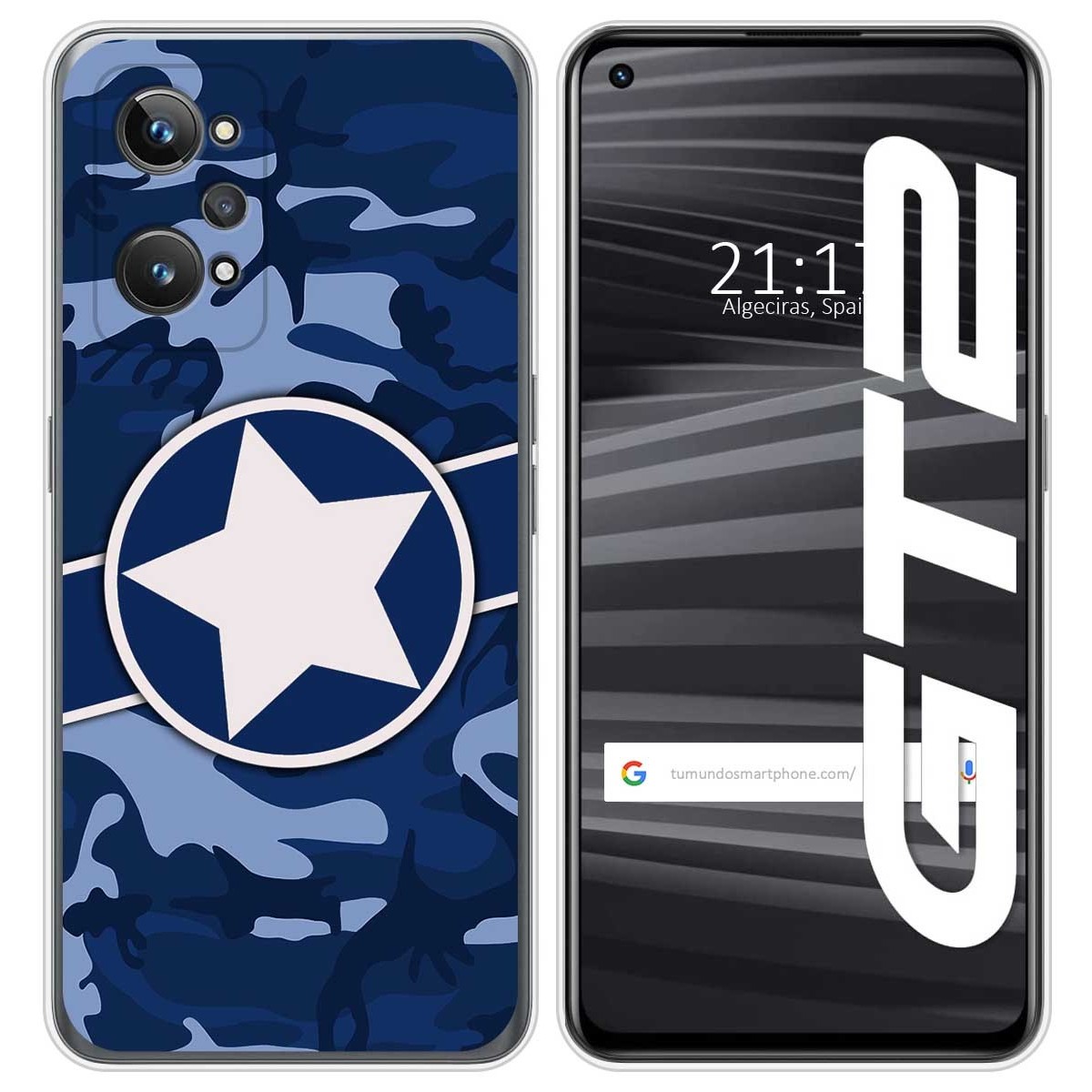 Funda Silicona para Realme GT 2 5G diseño Camuflaje 03 Dibujos