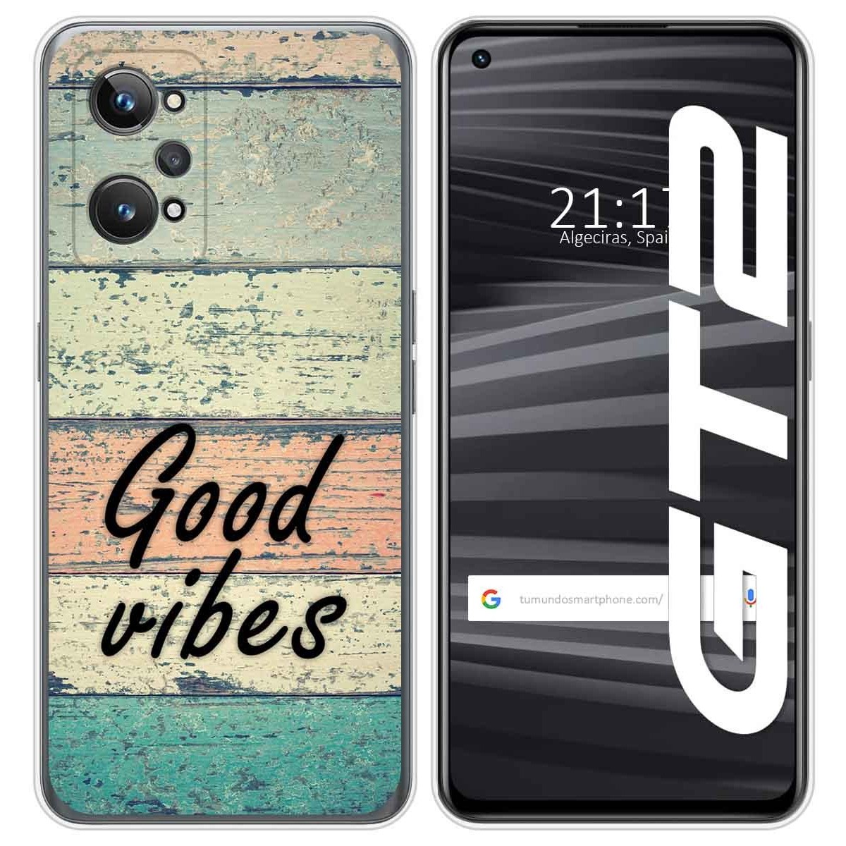 Funda Silicona para Realme GT 2 5G diseño Madera 01 Dibujos