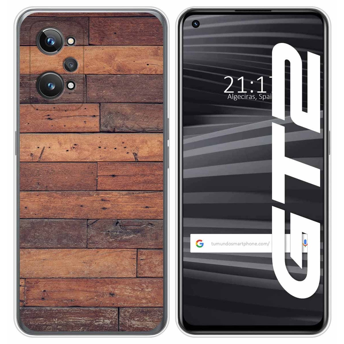 Funda Silicona para Realme GT 2 5G diseño Madera 03 Dibujos