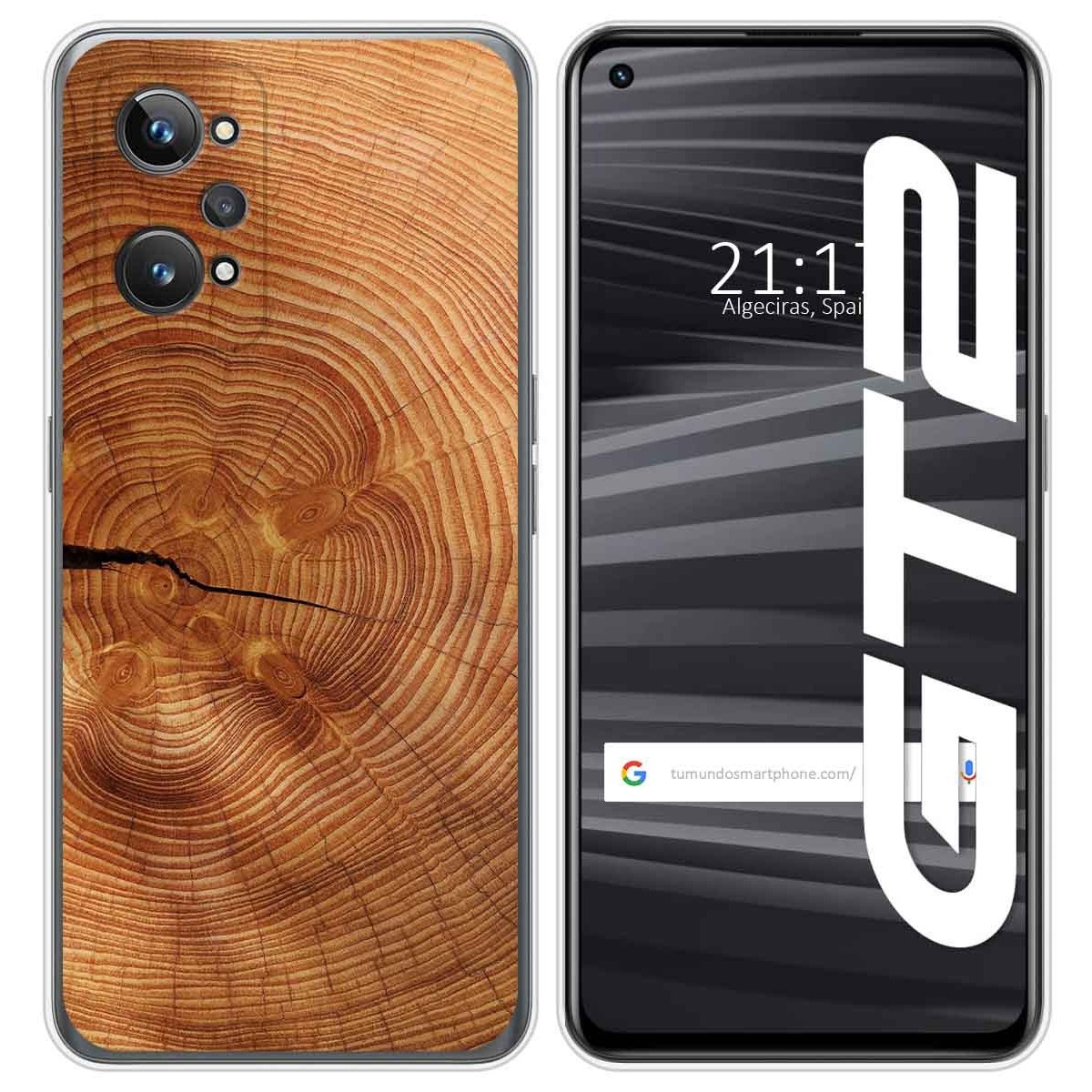 Funda Silicona para Realme GT 2 5G diseño Madera 04 Dibujos