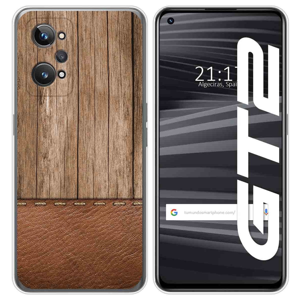 Funda Silicona para Realme GT 2 5G diseño Madera 09 Dibujos