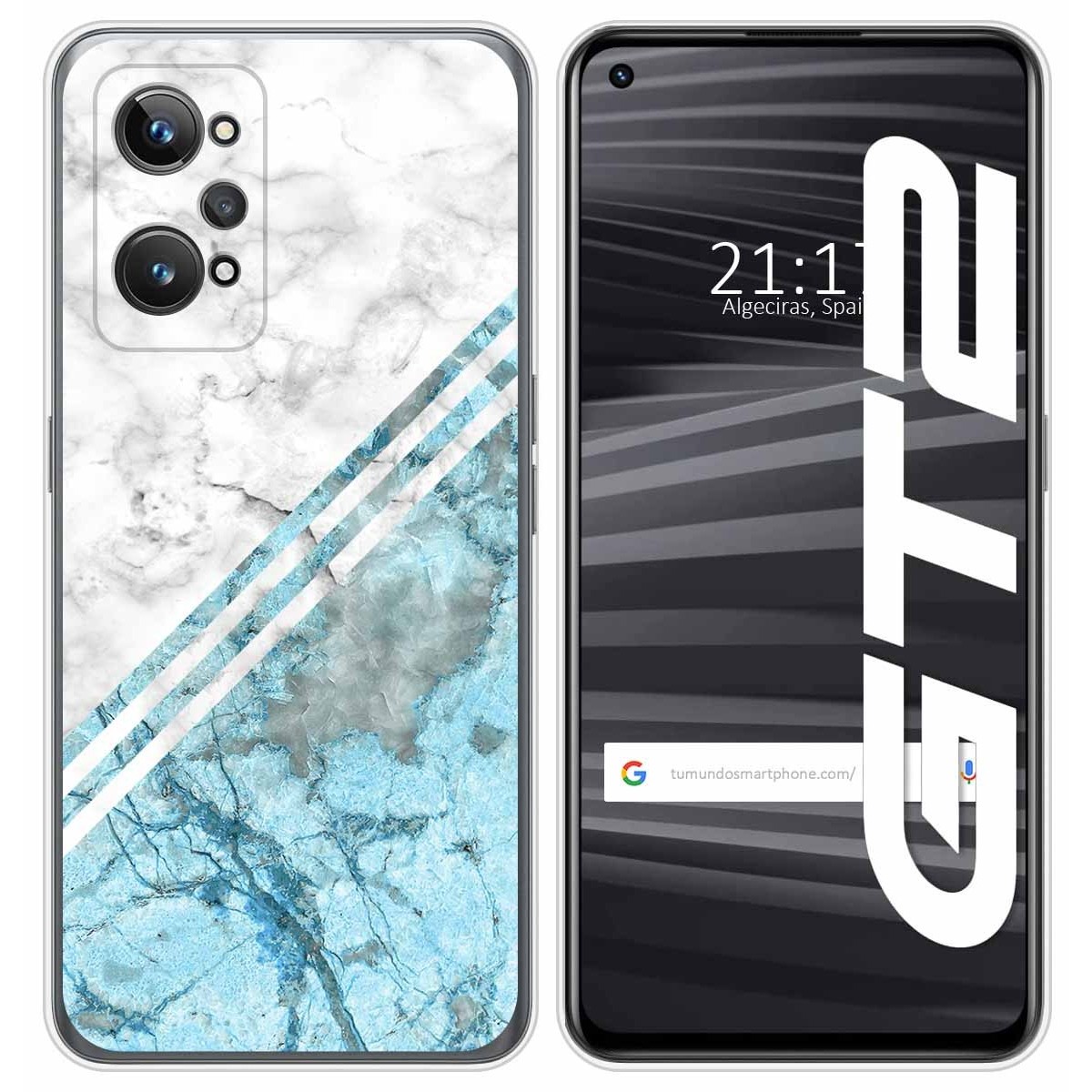 Funda Silicona para Realme GT 2 5G diseño Mármol 02 Dibujos