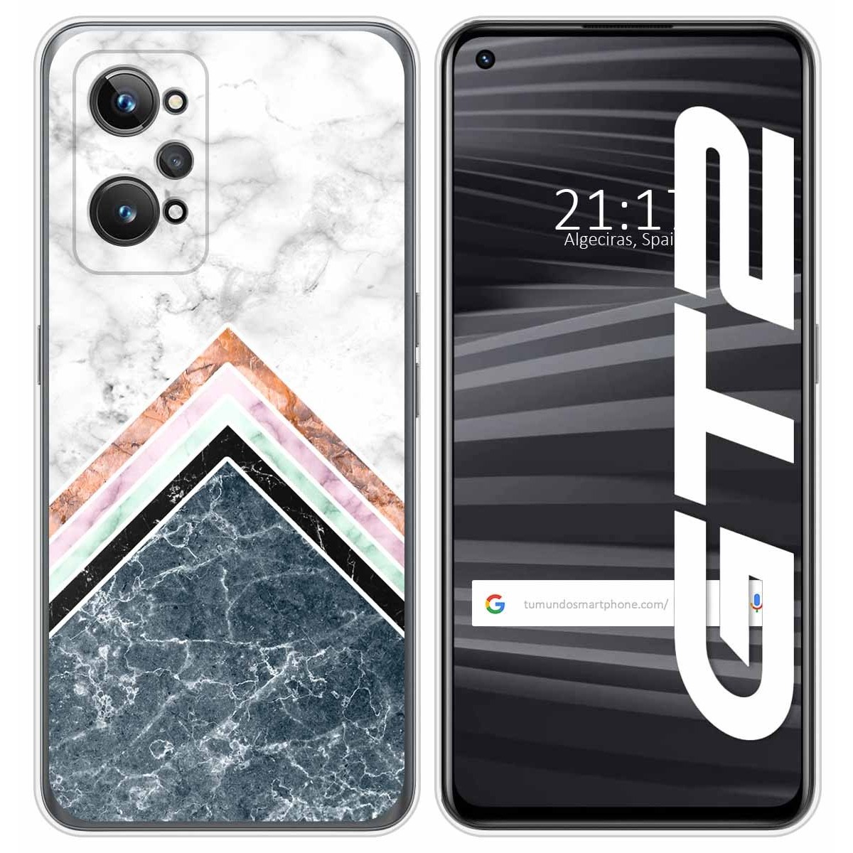 Funda Silicona para Realme GT 2 5G diseño Mármol 05 Dibujos