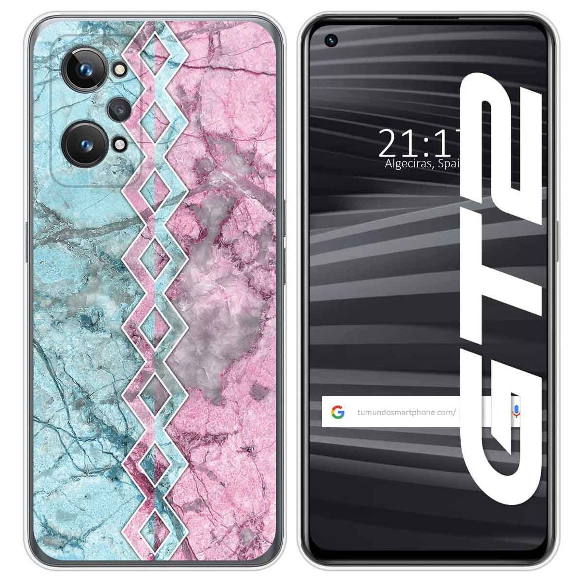 Funda Silicona para Realme GT 2 5G diseño Mármol 08 Dibujos