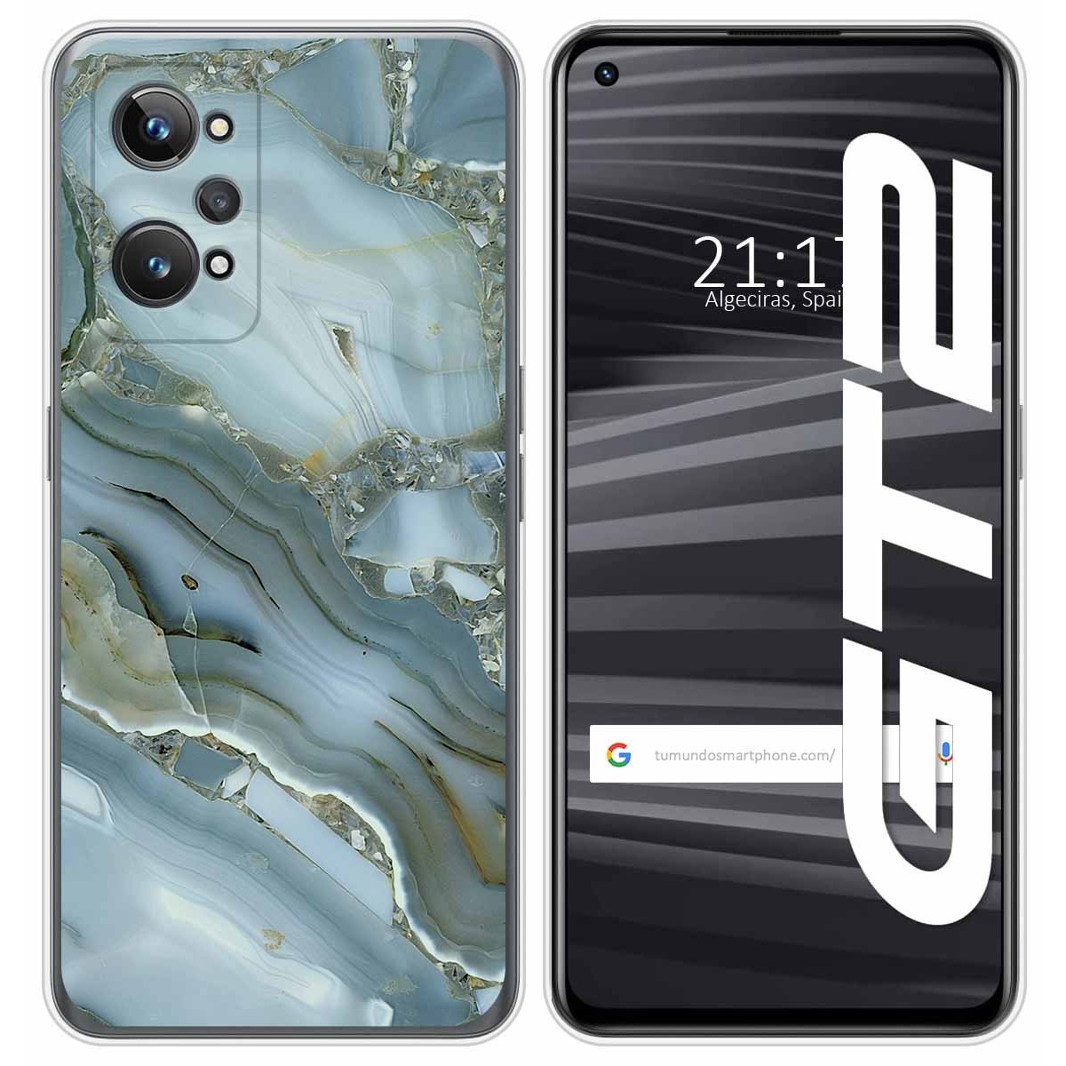 Funda Silicona para Realme GT 2 5G diseño Mármol 09 Dibujos