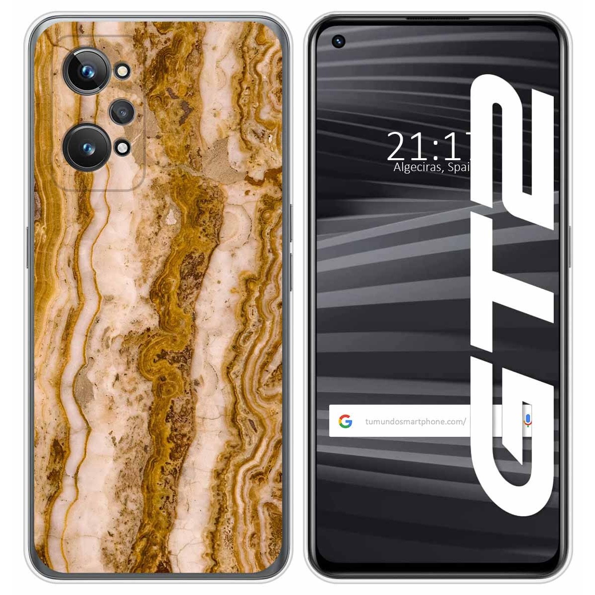 Funda Silicona para Realme GT 2 5G diseño Mármol 10 Dibujos