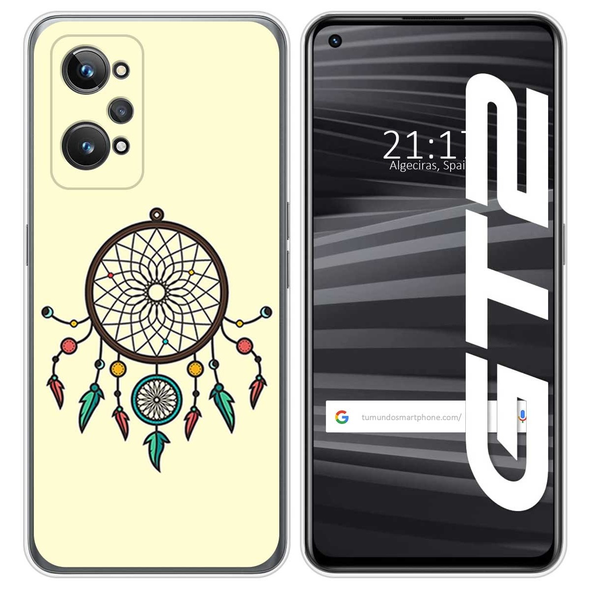 Funda Silicona para Realme GT 2 5G diseño Atrapasueños Dibujos