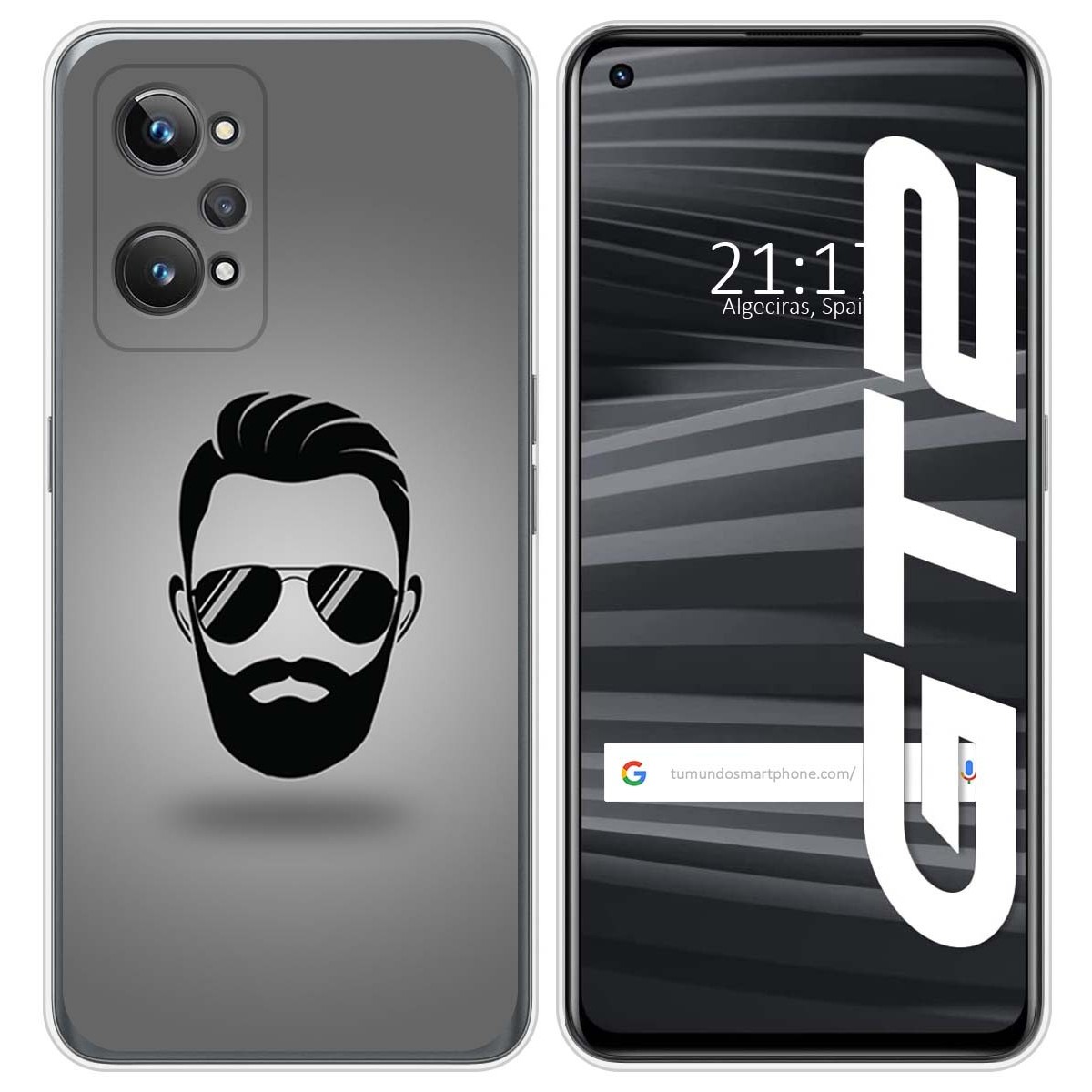 Funda Silicona para Realme GT 2 5G diseño Barba Dibujos