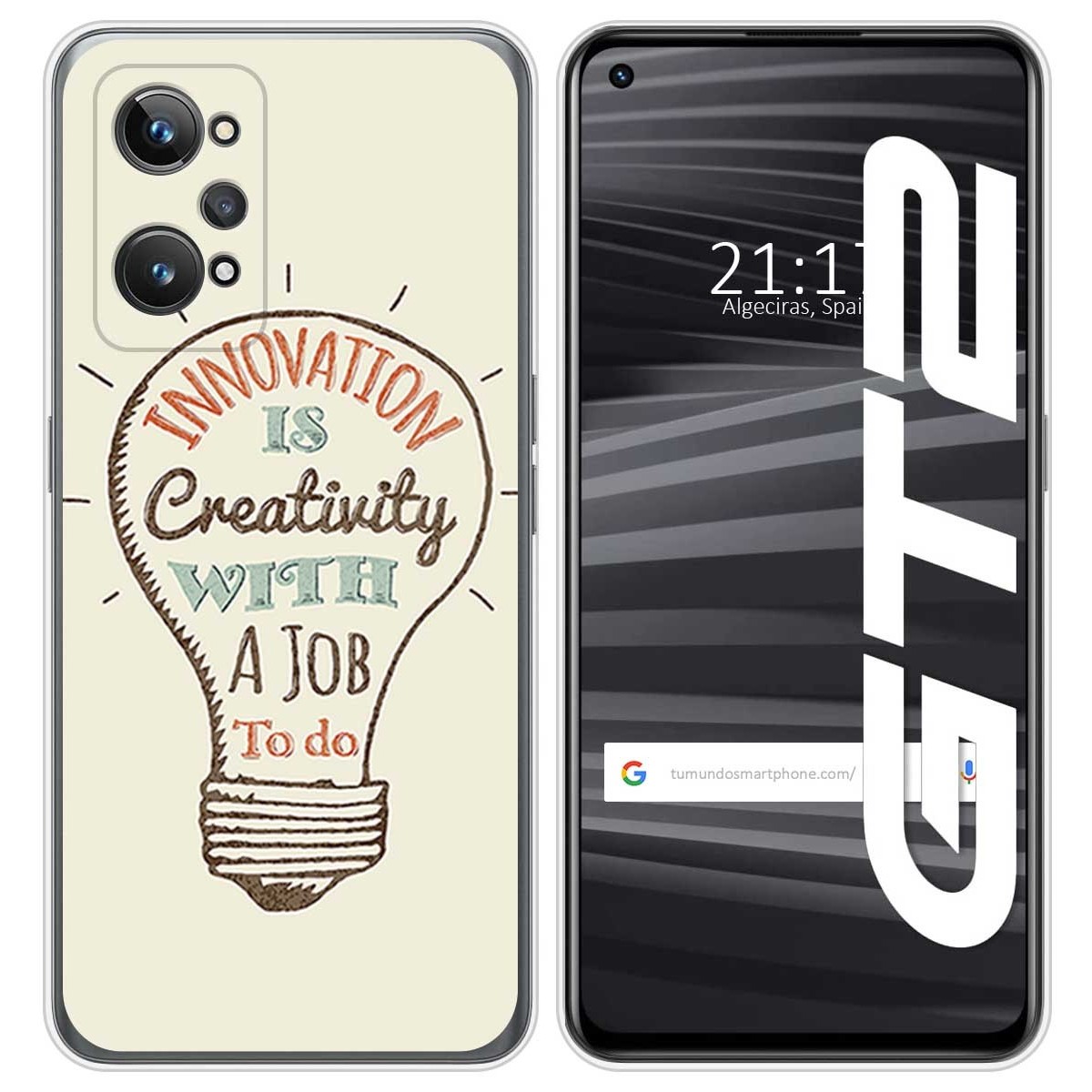 Funda Silicona para Realme GT 2 5G diseño Creativity Dibujos