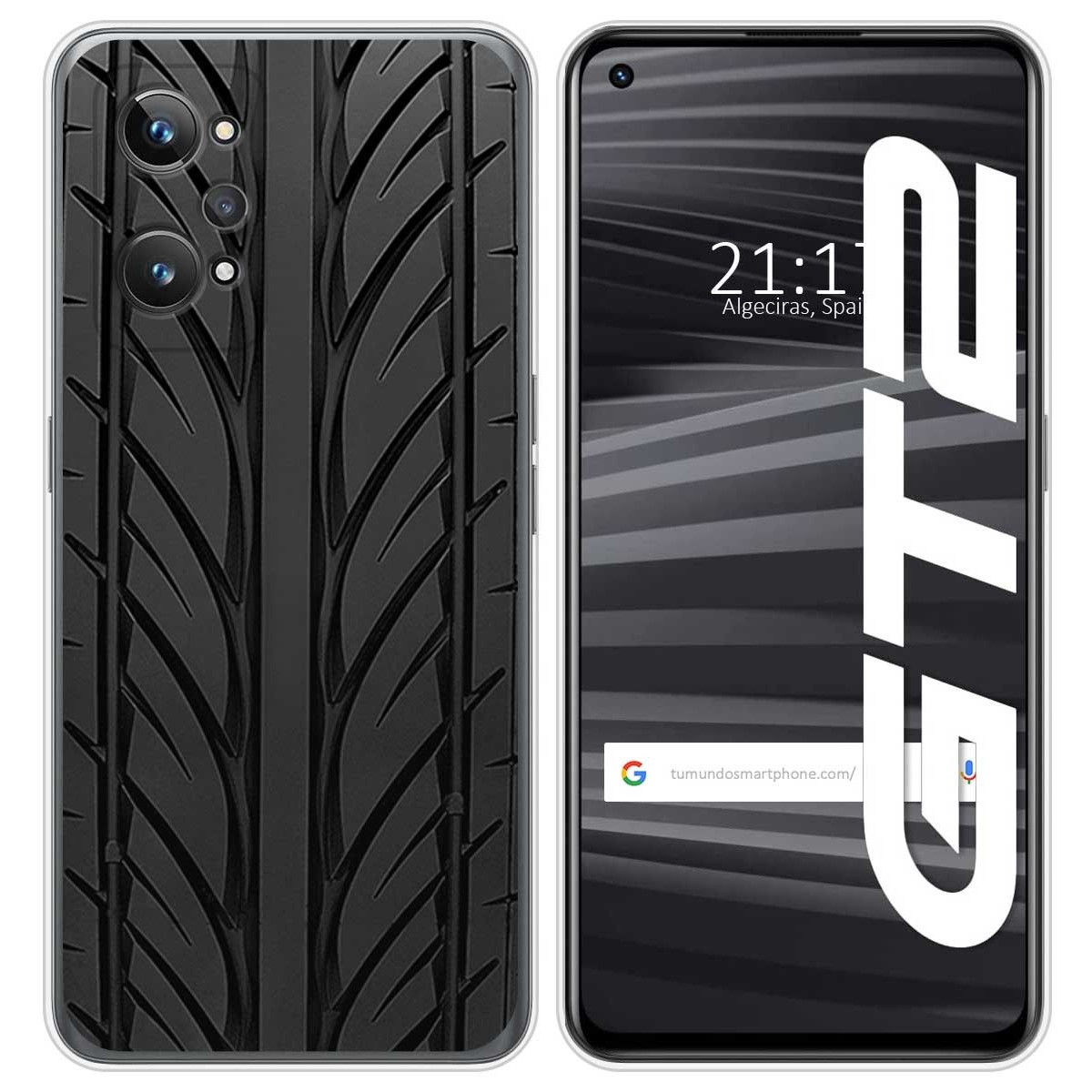 Funda Silicona para Realme GT 2 5G diseño Neumatico Dibujos