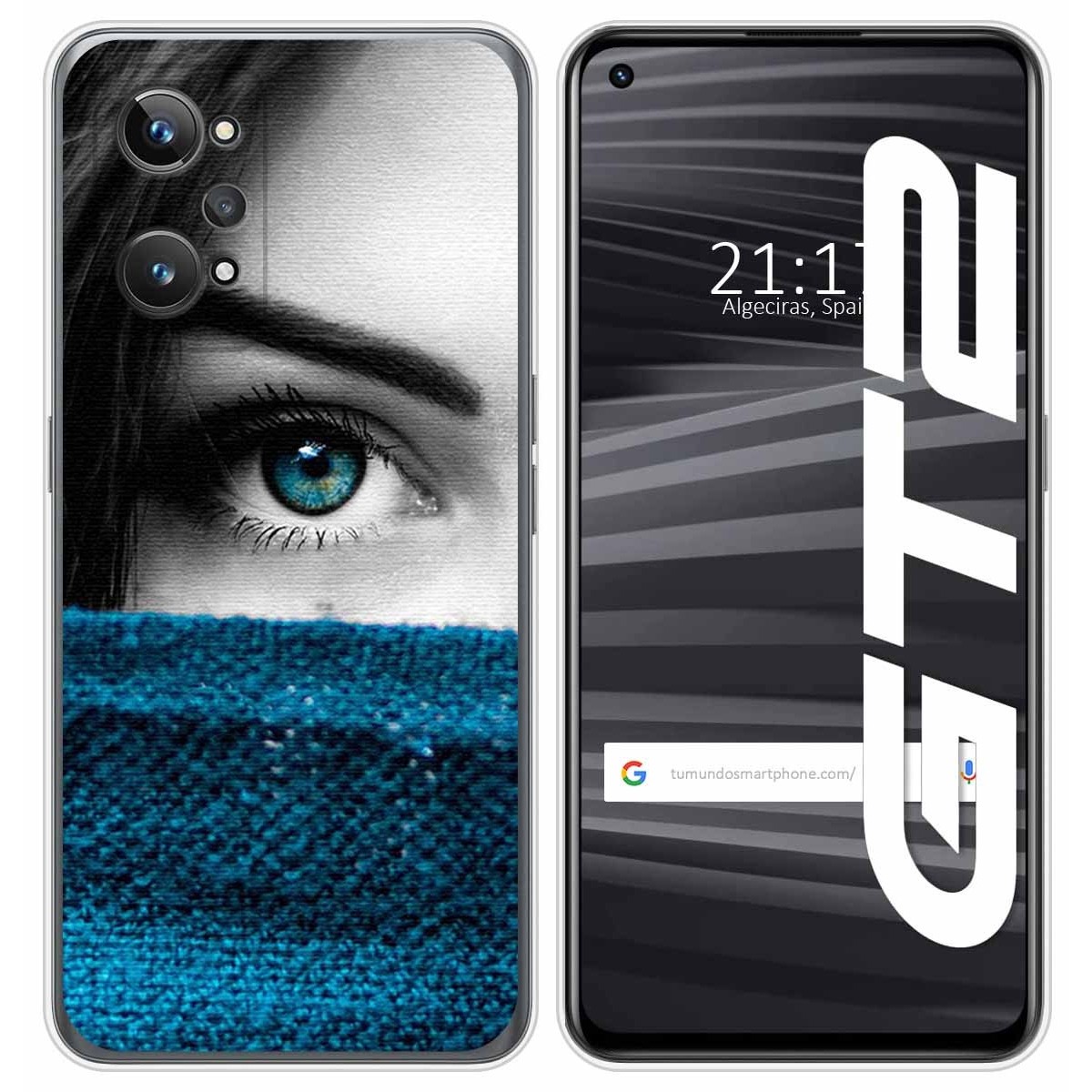 Funda Silicona para Realme GT 2 5G diseño Ojo Dibujos